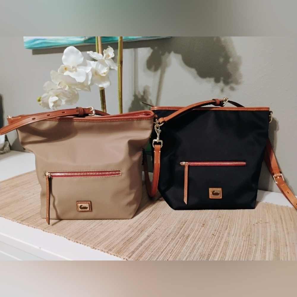 Dooney & Bourke Nylon Hobo Crossbody (Bundle)